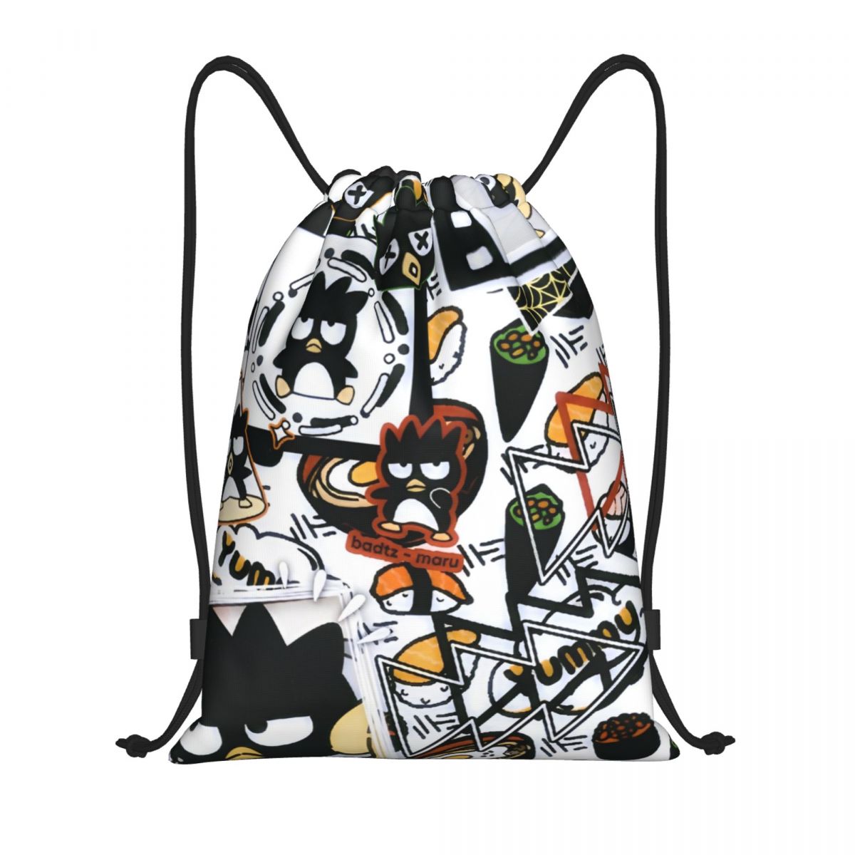 Drawstring Gym Bag - لطيف الكرتون البطريق باد Badtzs Marus