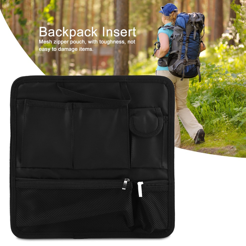 Backpack Insert Organizer - حقيبة ظهر متعددة الجيوب مع جيب