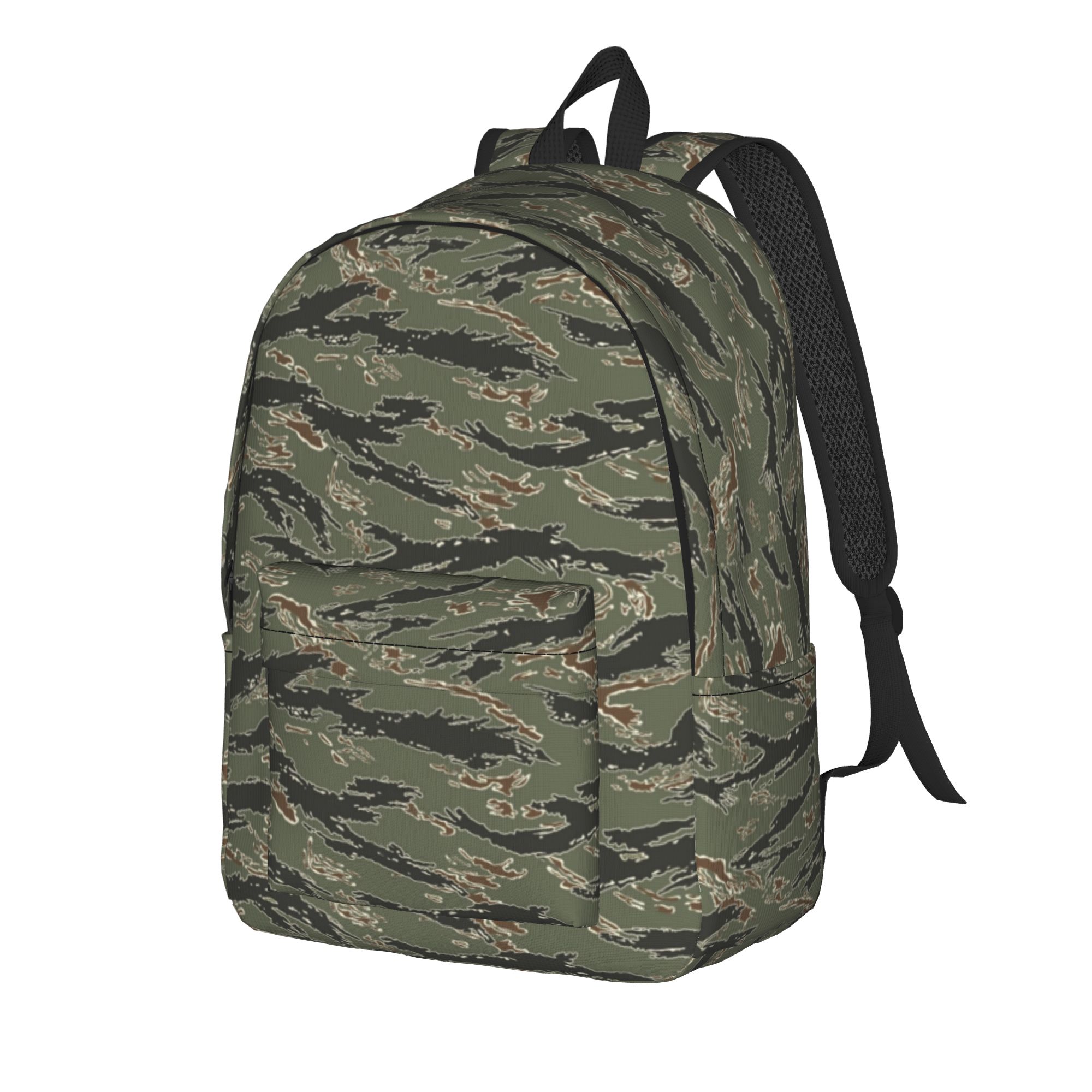 Rucksack Military Style - حقيبة ظهر مموهة بنمط النمر، حقيبة