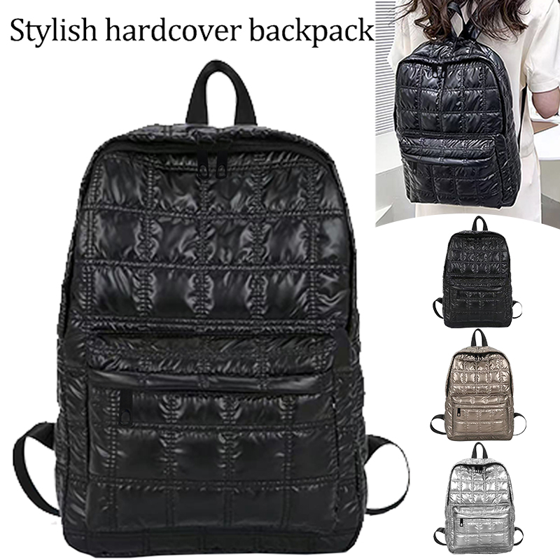 Canvas Backpack Casual - حقيبة ظهر عصرية لامعة ومتعددة الألوان