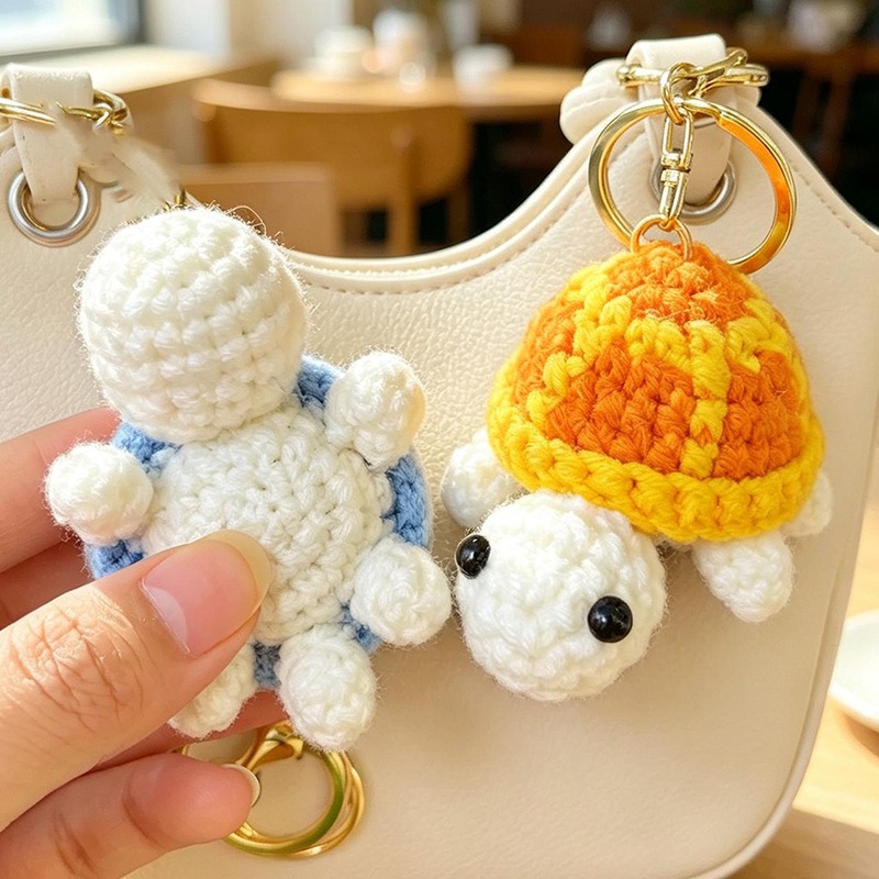 Mini Backpack Purse - سلسلة مفاتيح على شكل سلحفاة مصنوعة