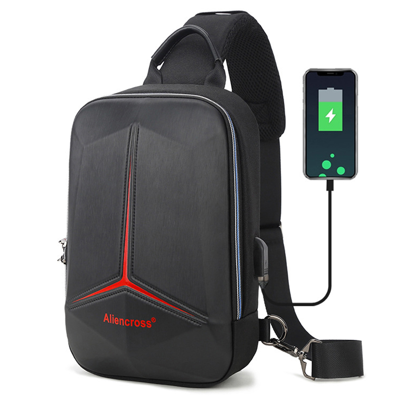 Travel Backpack Anti Theft - حقيبة صدر مضادة للسرقة للرجال مع