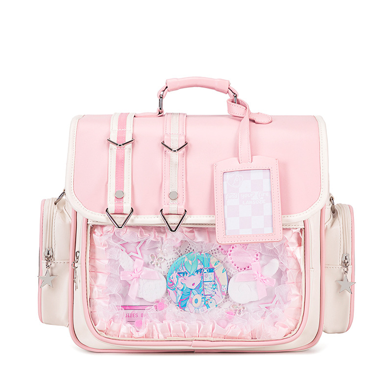 Fashion Backpack Women - حقيبة مدرسية يابانية للبنات، حقيبة كتب