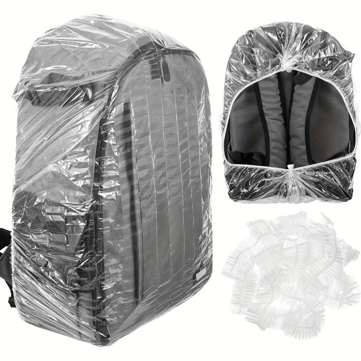 Rain Cover Backpack - 10 قطع من أغطية الحقائب المرنة