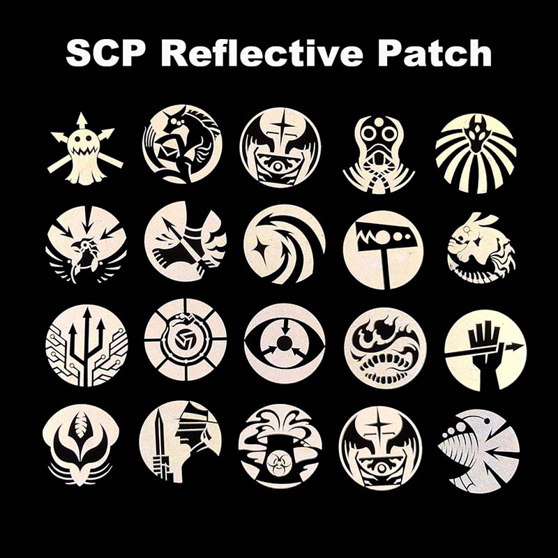 Urban Backpack Tactical - ملصقات تكتيكية عسكرية بشعار مؤسسة SCP،