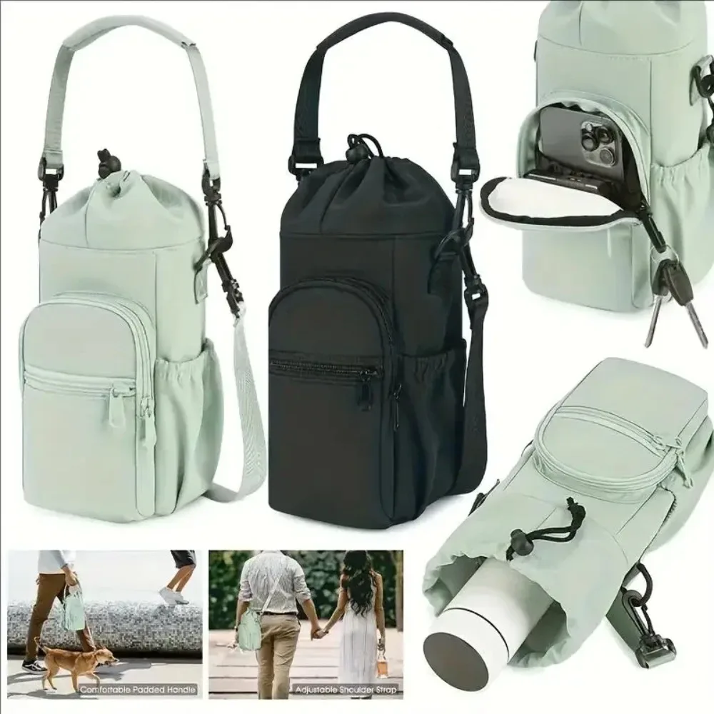 Hydration Pack Outdoor - حقيبة كتف لحمل زجاجة الماء، حقيبة