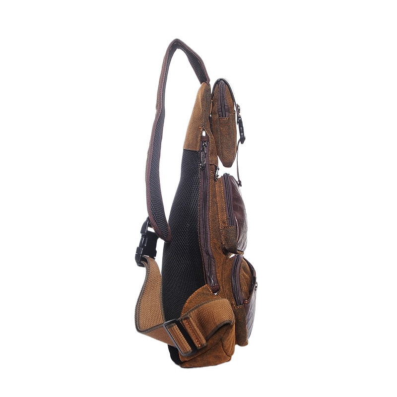 حقيبة ظهر رجالية كروس بودي، حق - مراجعة Sling Backpack Shoulder وسعره