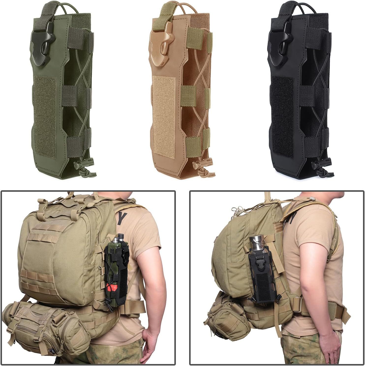 حقيبة حزام خصر مولي لحمل زجاجة - مراجعة Hydration Pack Outdoor وسعره