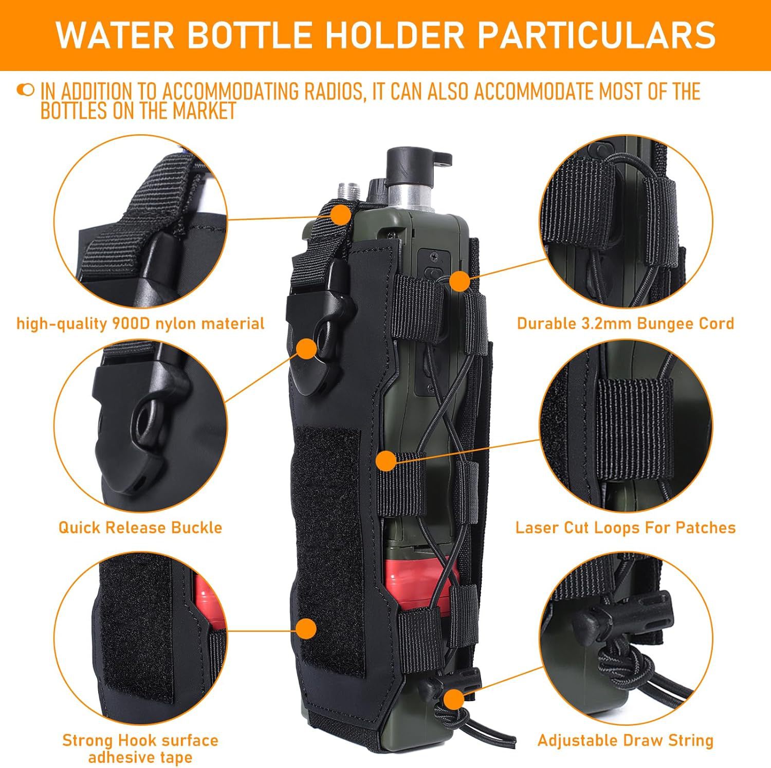 حقيبة حزام خصر مولي لحمل زجاجة - مراجعة Hydration Pack Outdoor وسعره