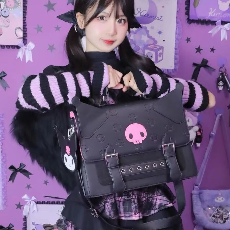 جديد حار Kuromi حقيبة كروسبودي - مراجعة School Backpack Teen وسعره