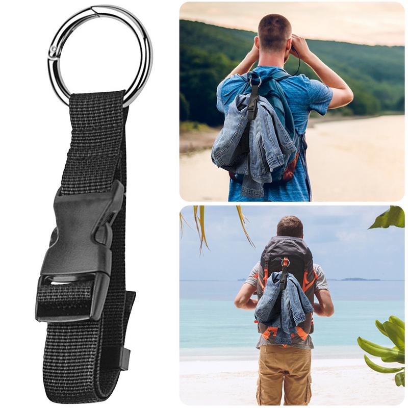 قطعتان من حزام تثبيت أمتعة الس - مراجعة Travel Backpack Anti Theft وسعره