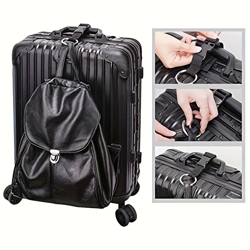 قطعتان من حزام تثبيت أمتعة الس - مراجعة Travel Backpack Anti Theft وسعره