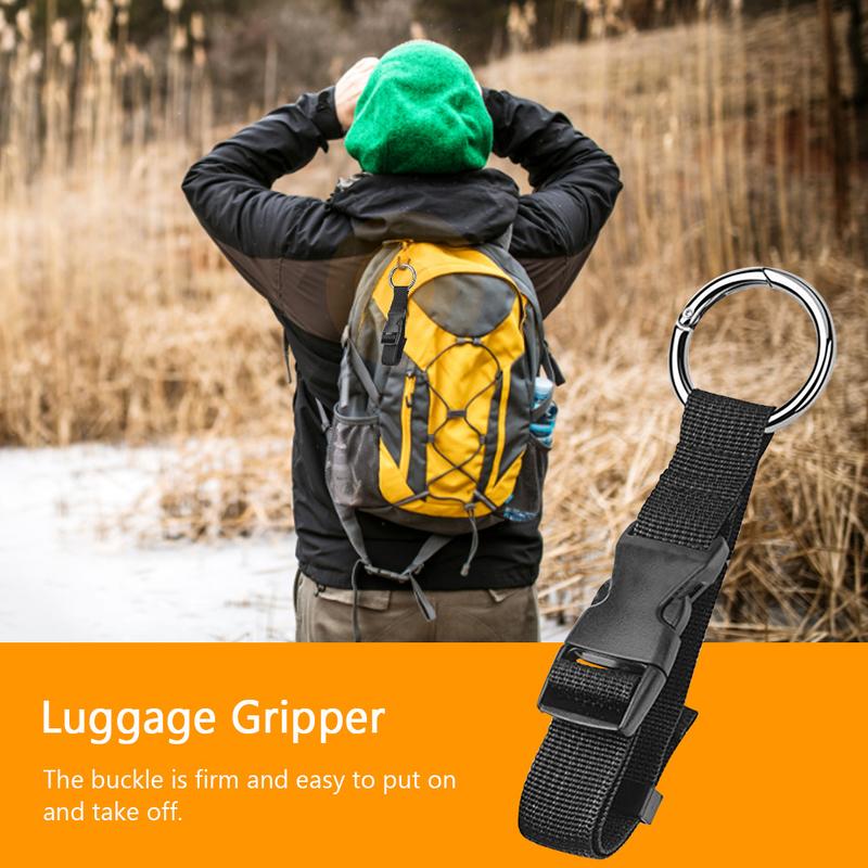 قطعتان من حزام تثبيت أمتعة الس - مراجعة Travel Backpack Anti Theft وسعره