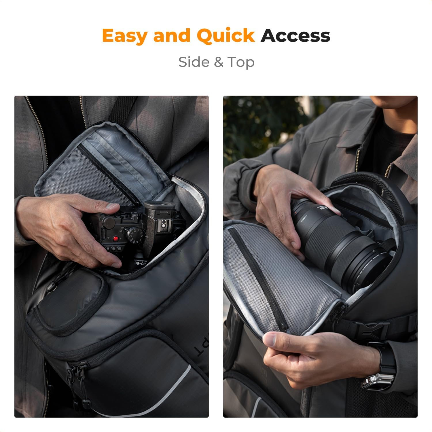 حقيبة ظهر للكاميرا من K&F CONC - مراجعة Rain Cover Backpack وسعره