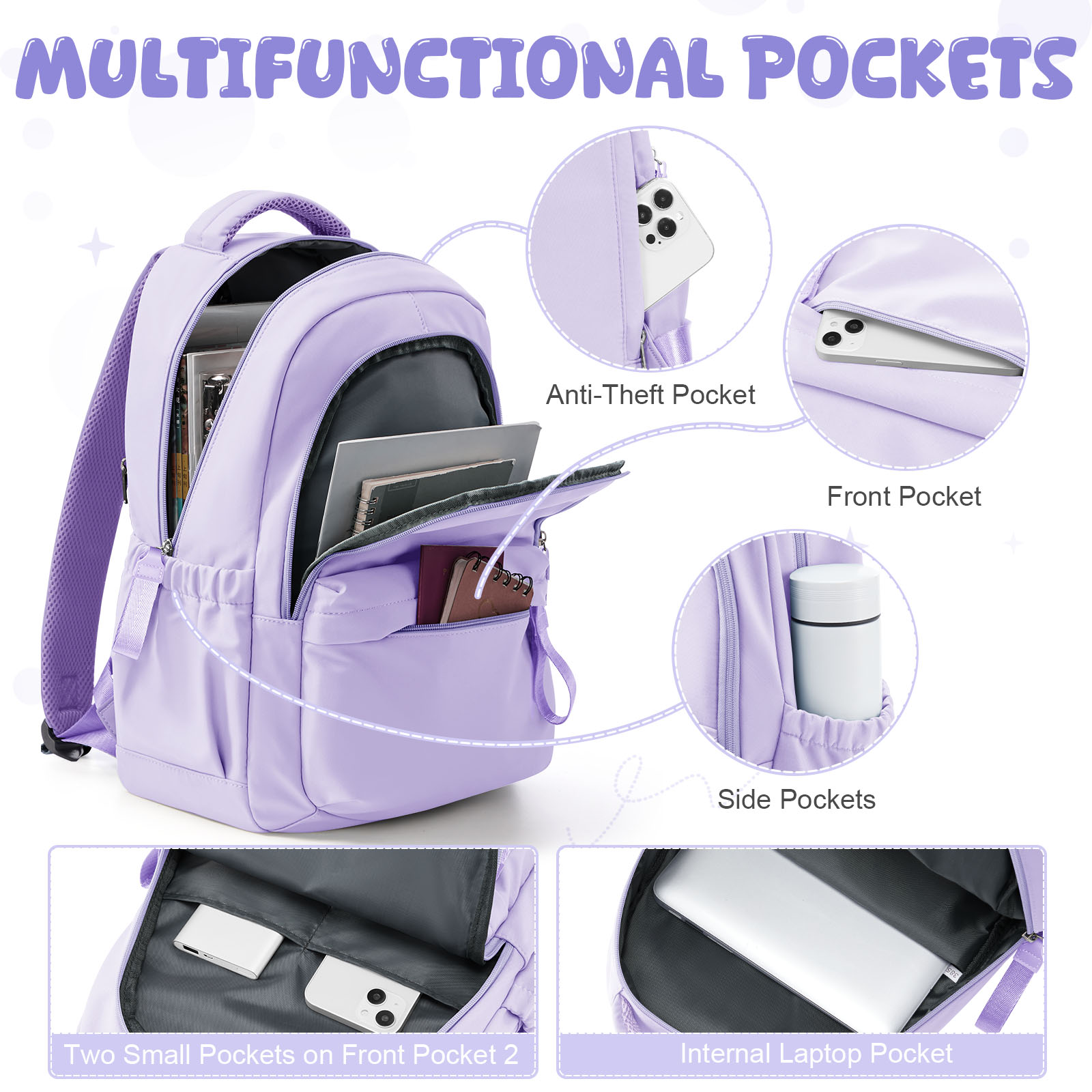 حقائب ظهر مدرسية للمراهقين، حق - مراجعة Canvas Backpack Casual وسعره