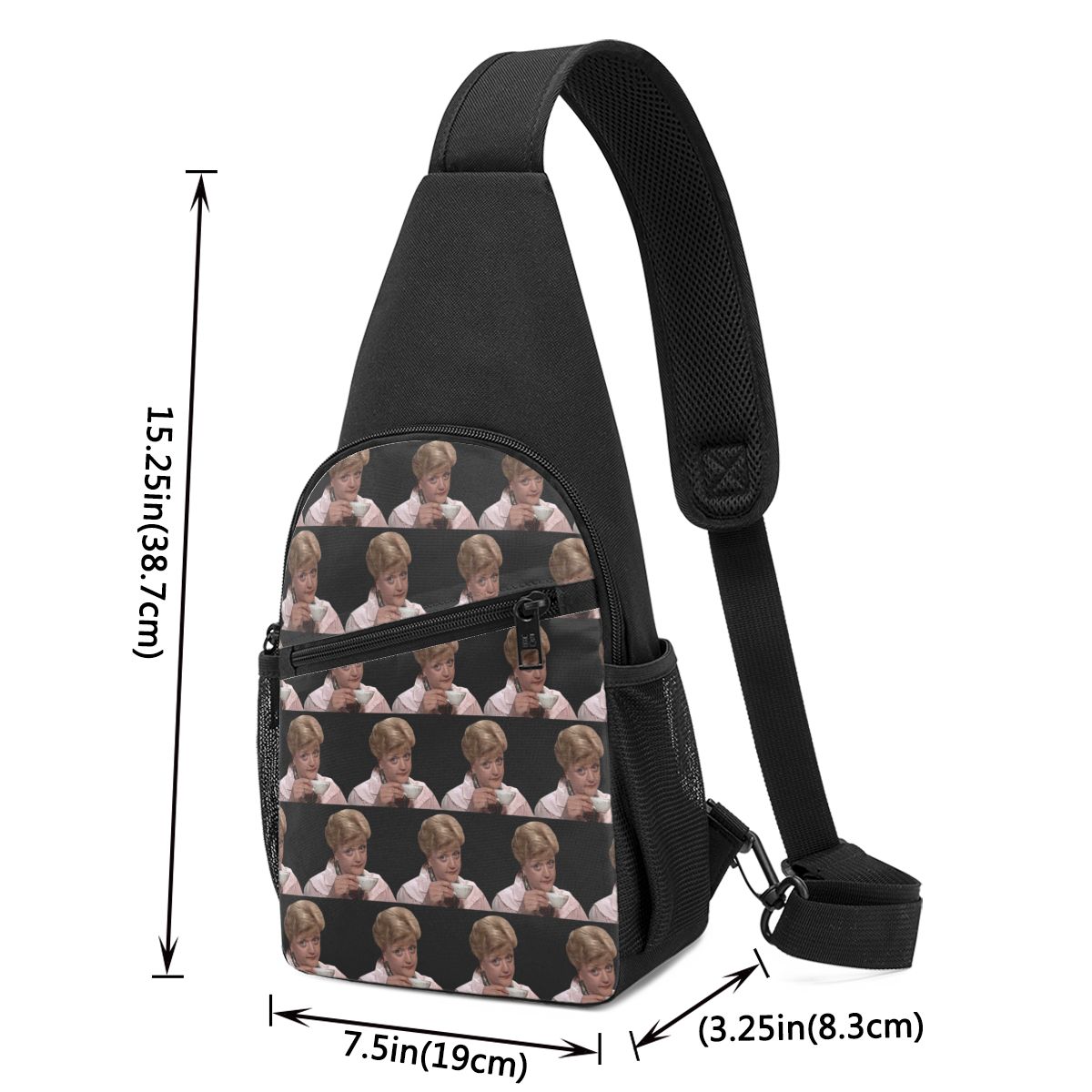 حقيبة صدر للرجال من جيسيكا فلي - مراجعة Sling Backpack Shoulder وسعره