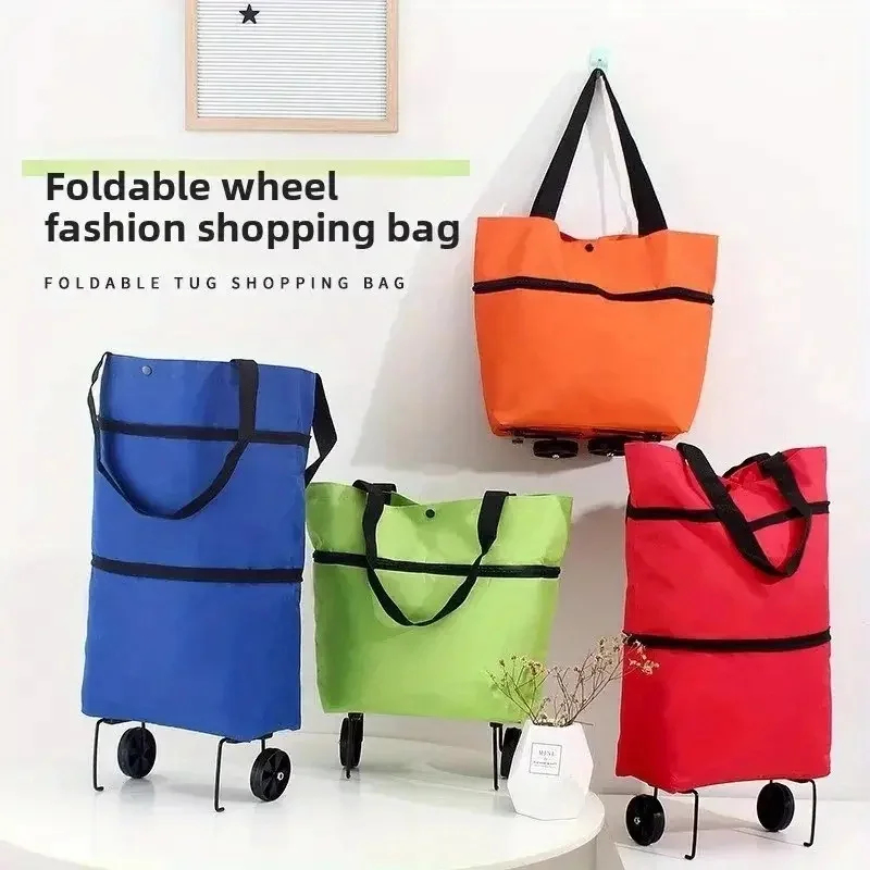 عربة تسوق قابلة للطي مع عجلات، - مراجعة Foldable Backpack Small وسعره