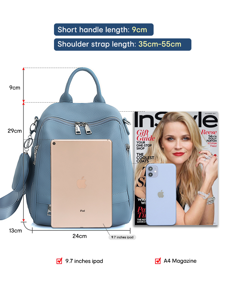 حقيبة ظهر نسائية من الجلد الطب - مراجعة Fashion Backpack Women وسعره