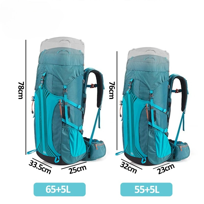 حقيبة ظهر 45 لتر و55 لتر مع غط - مراجعة Rain Cover Backpack وسعره