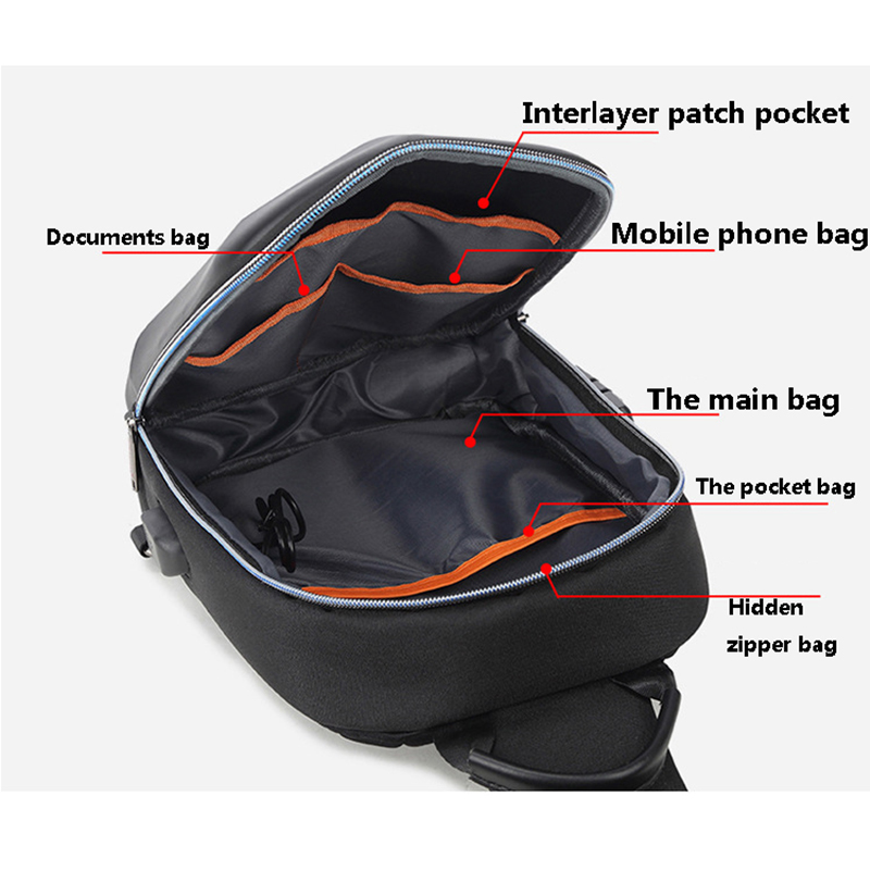 حقيبة صدر مضادة للسرقة للرجال  - مراجعة Travel Backpack Anti Theft وسعره