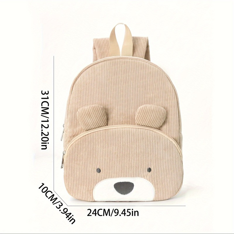 حقيبة ظهر لطيفة على شكل دب من  - مراجعة Canvas Backpack Casual وسعره