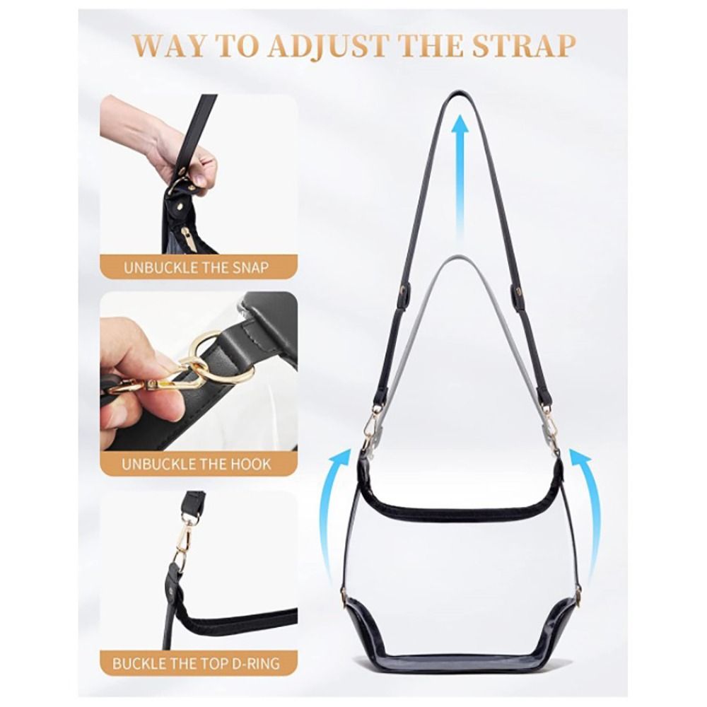حقيبة شفافة ذات جيب أمامي بسعة - مراجعة Mini Backpack Purse وسعره