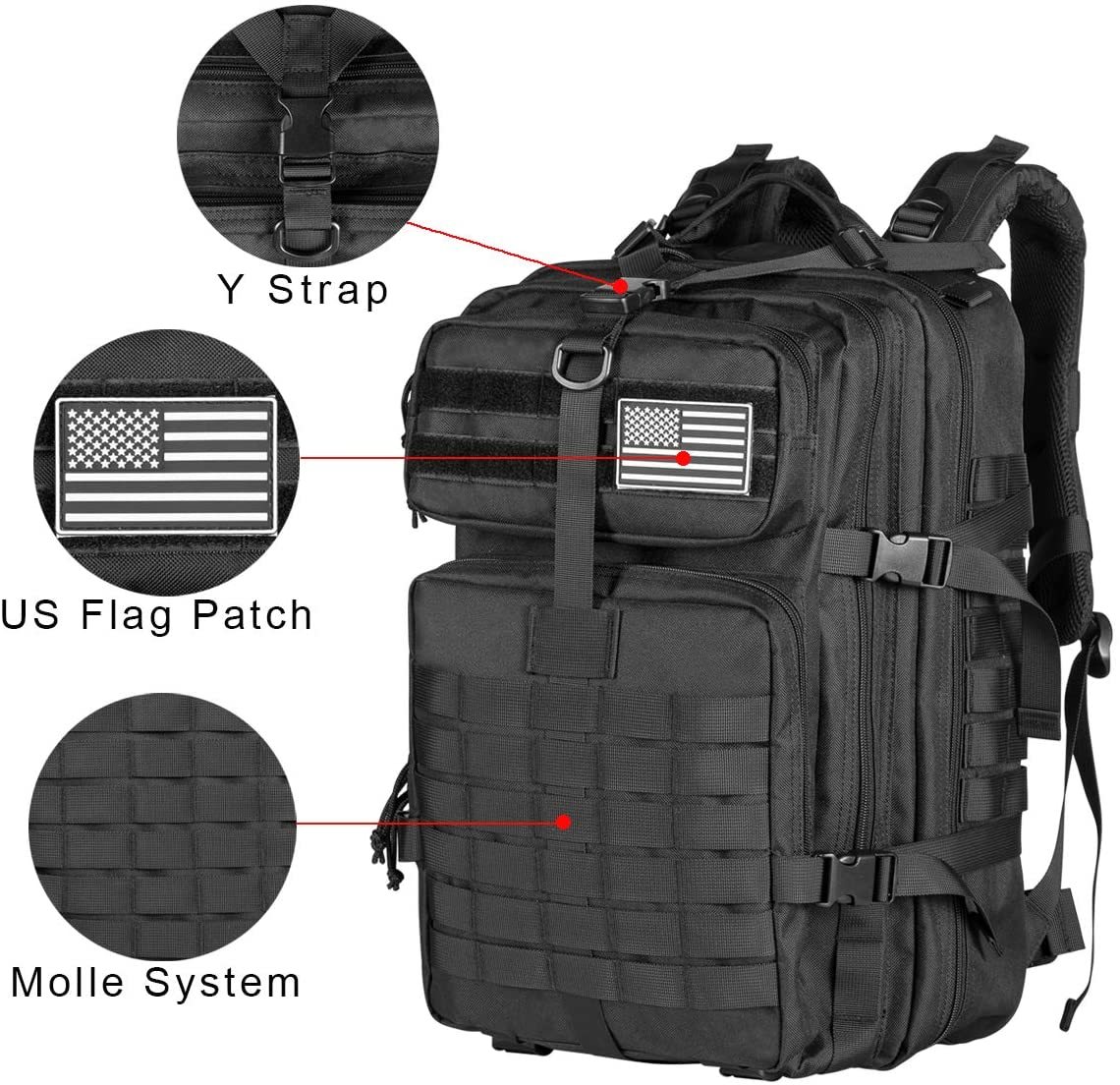 حقيبة ظهر عسكرية تكتيكية للرجا - مراجعة Urban Backpack Tactical وسعره