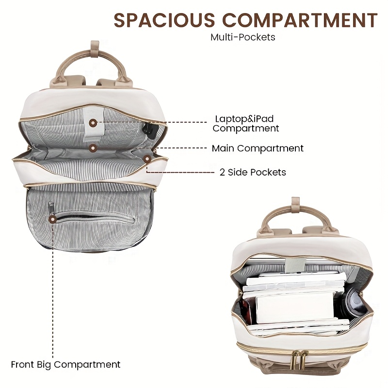 شركات الطيران تصميم قابل للتعد - مراجعة Fashion Backpack Women وسعره