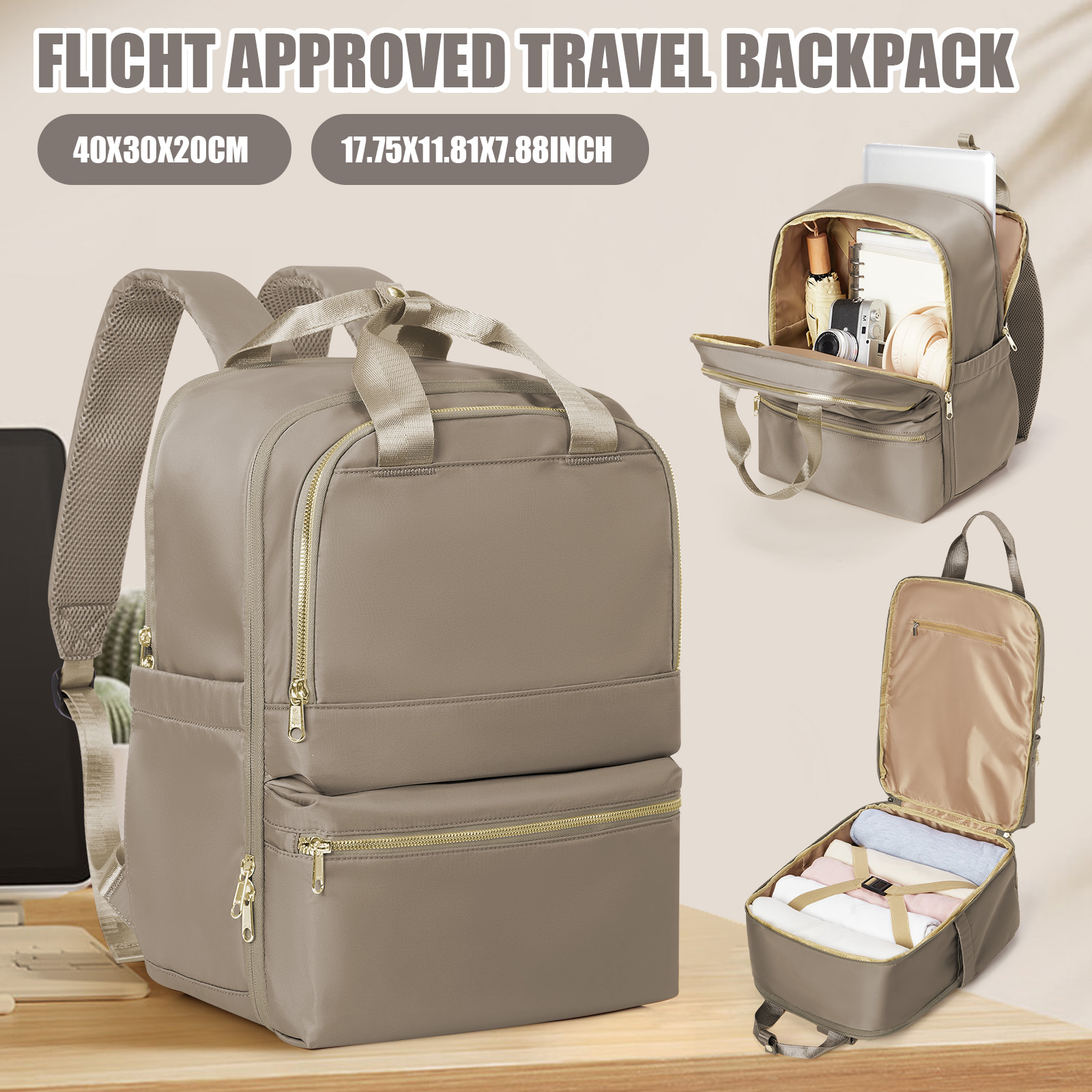 Ryanair 40x30x20 حقيبة السفر ل - مراجعة Fashion Backpack Women وسعره