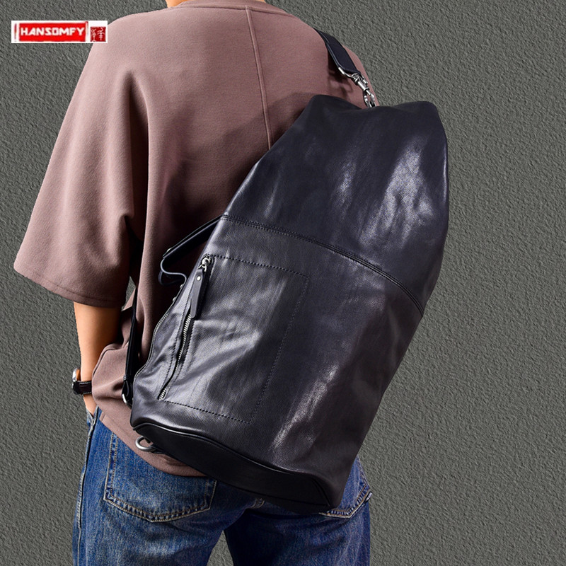 2025 جديد سعة كبيرة جلد أصلي ل - مراجعة Leather Backpack Vintage وسعره