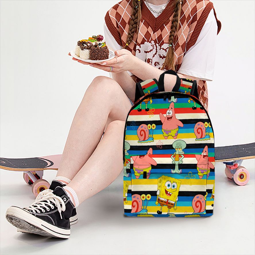 حقيبة ظهر سبونج بوب سكوير بانت - مراجعة School Backpack Teen وسعره