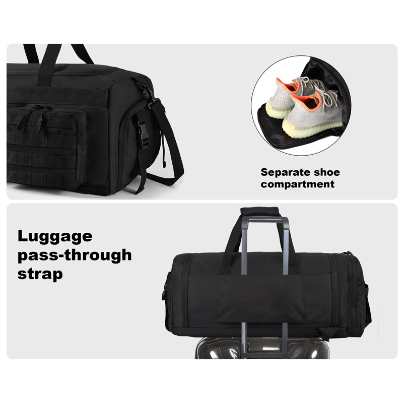 LHI 50L 3 في 1 حقيبة سفر واق م - مراجعة Urban Backpack Tactical وسعره