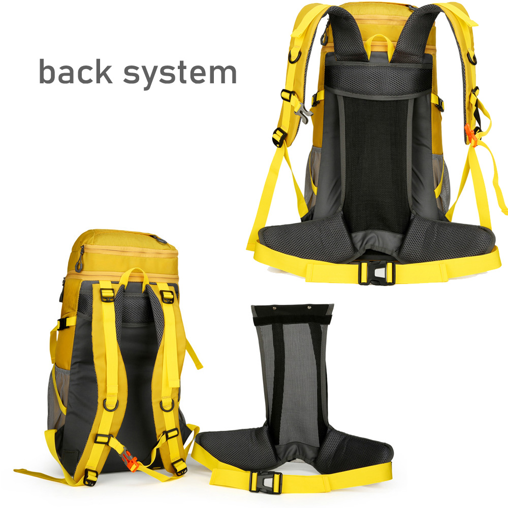 50L مقاوم للماء التخييم على ظه - مراجعة Rain Cover Backpack وسعره