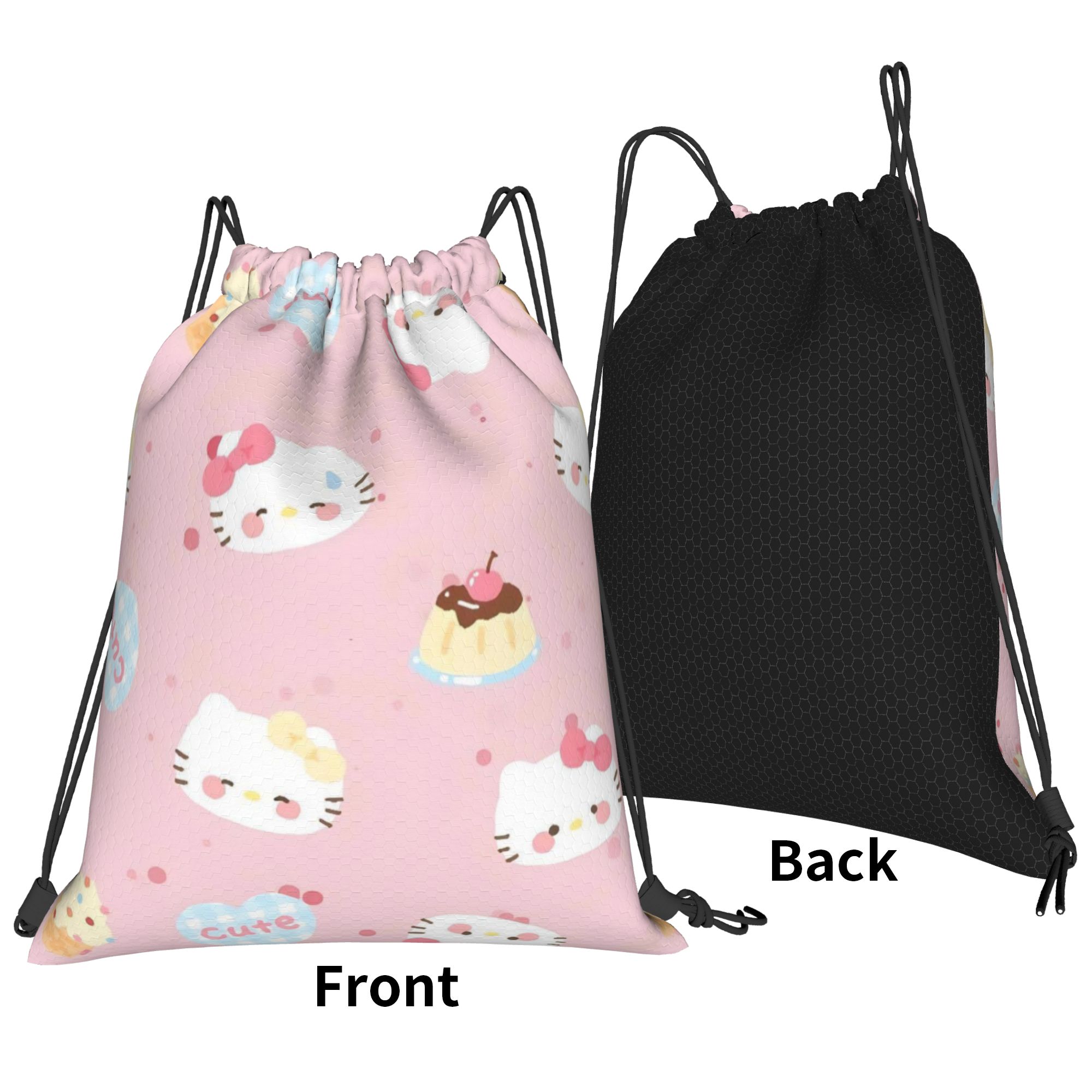 حقيبة ظهر رياضية وردية اللون ب - مراجعة Drawstring Gym Bag وسعره