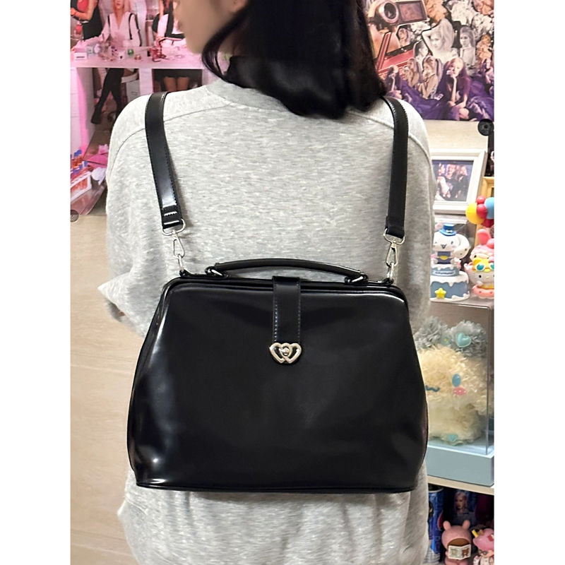 حقيبة ظهر كلاسيكية سوداء Y2k M - مراجعة Leather Backpack Vintage وسعره