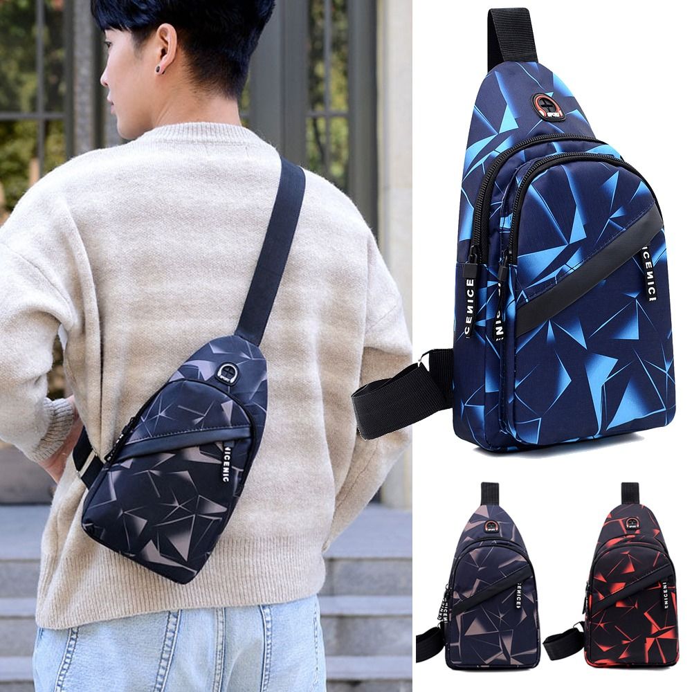 حقيبة صدر عصرية بطبقتين، حقيبة - مراجعة Sling Backpack Shoulder وسعره