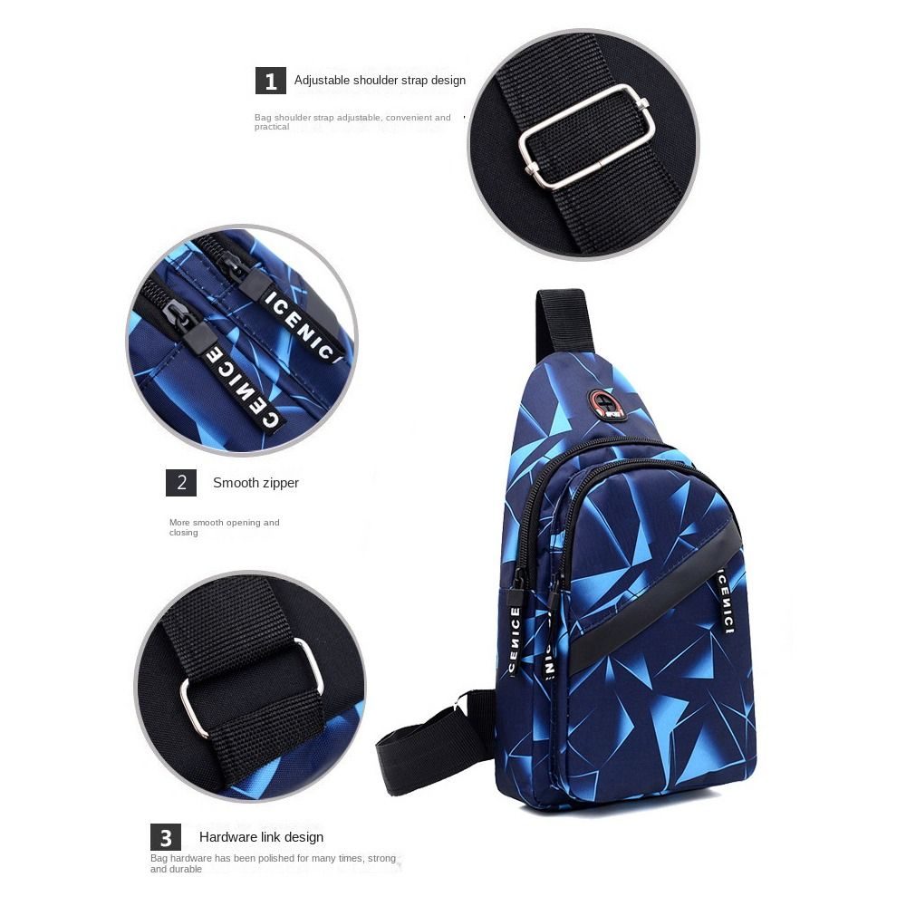 حقيبة صدر عصرية بطبقتين، حقيبة - مراجعة Sling Backpack Shoulder وسعره