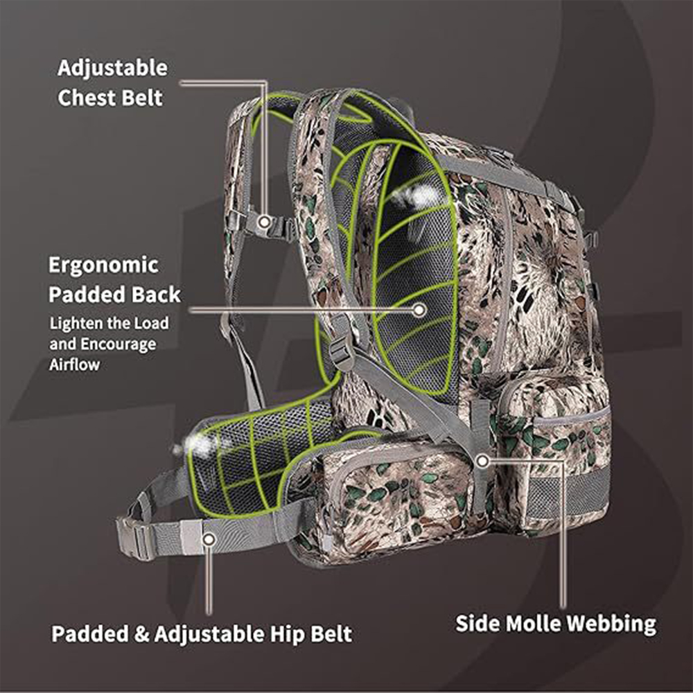 التكتيكية حقيبة ظهر مموهة سعة  - مراجعة Rain Cover Backpack وسعره