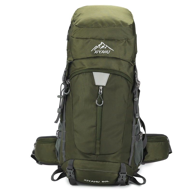 60L التخييم على ظهره حقيبة سفر - مراجعة Rain Cover Backpack وسعره