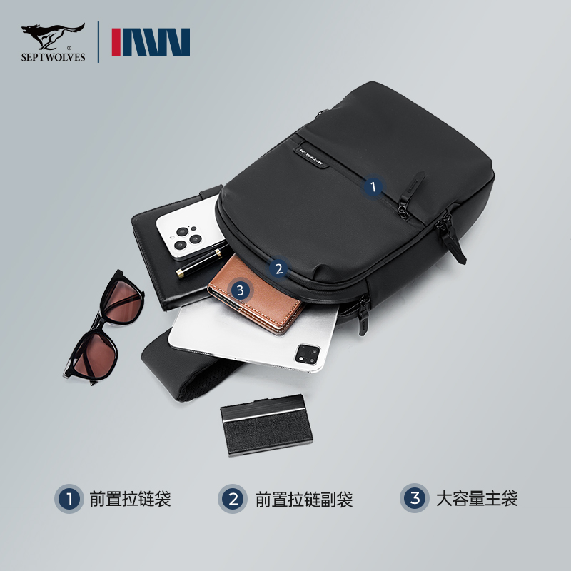 حقيبة ظهر بكتف واحد من الجلد P - مراجعة Travel Backpack Anti Theft وسعره