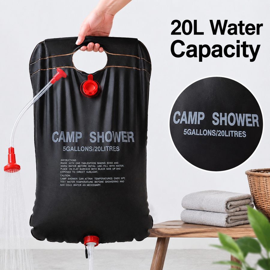 حقيبة استحمام شمسية سعة 20 لتر - مراجعة Hydration Pack Outdoor وسعره