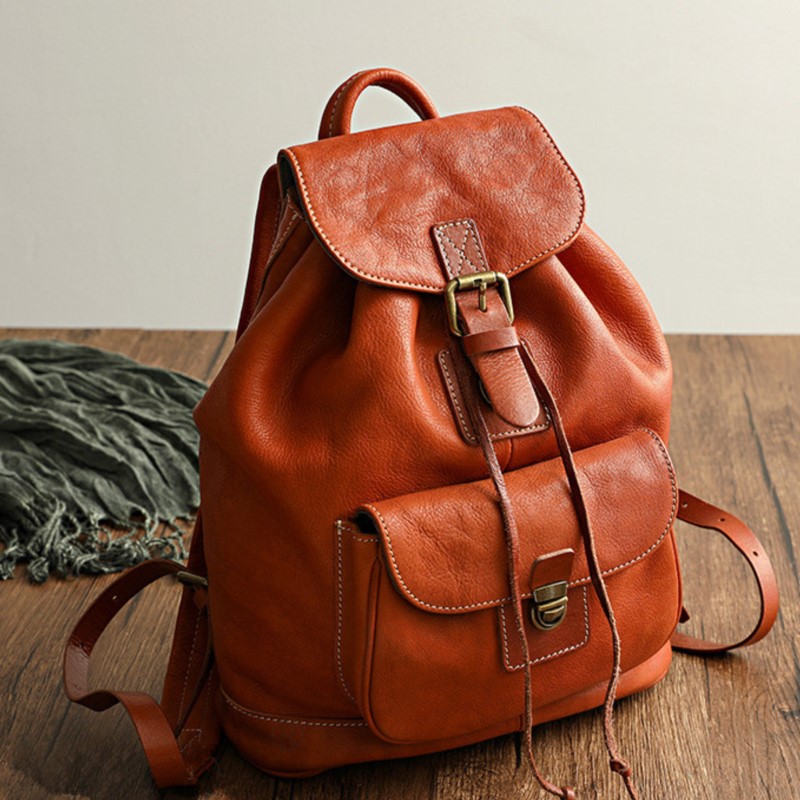 حقيبة ظهر جوهنيتشر للسفر والتر - مراجعة Leather Backpack Vintage وسعره