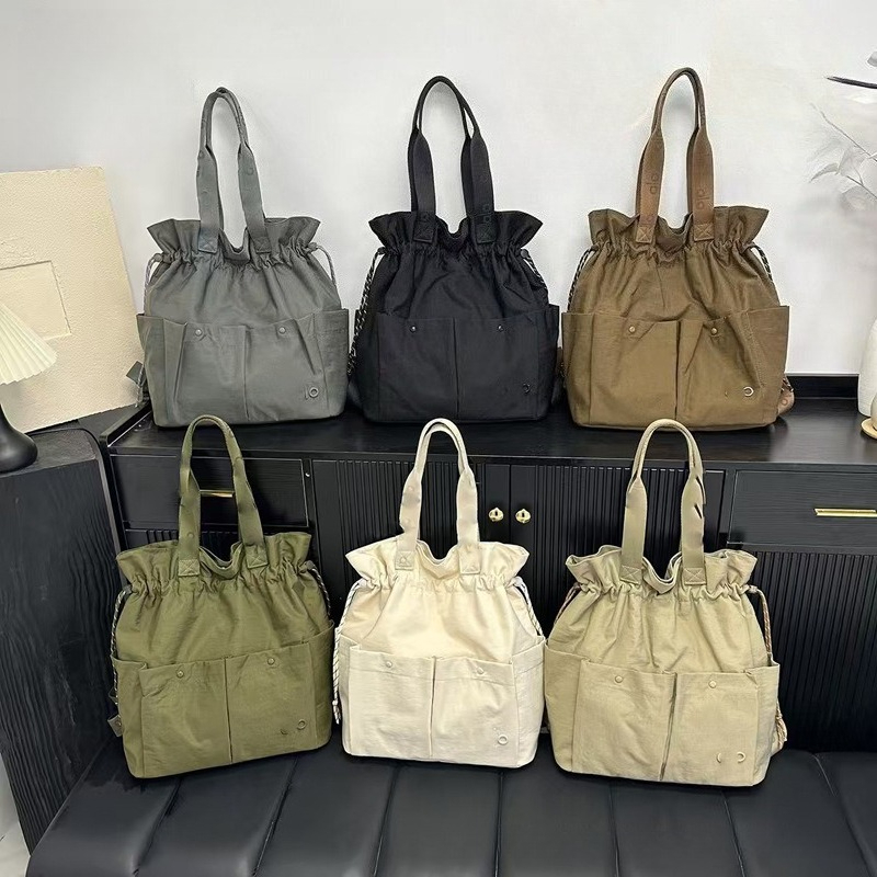حقيبة يد كبيرة السعة بحزام سحب - مراجعة Drawstring Gym Bag وسعره